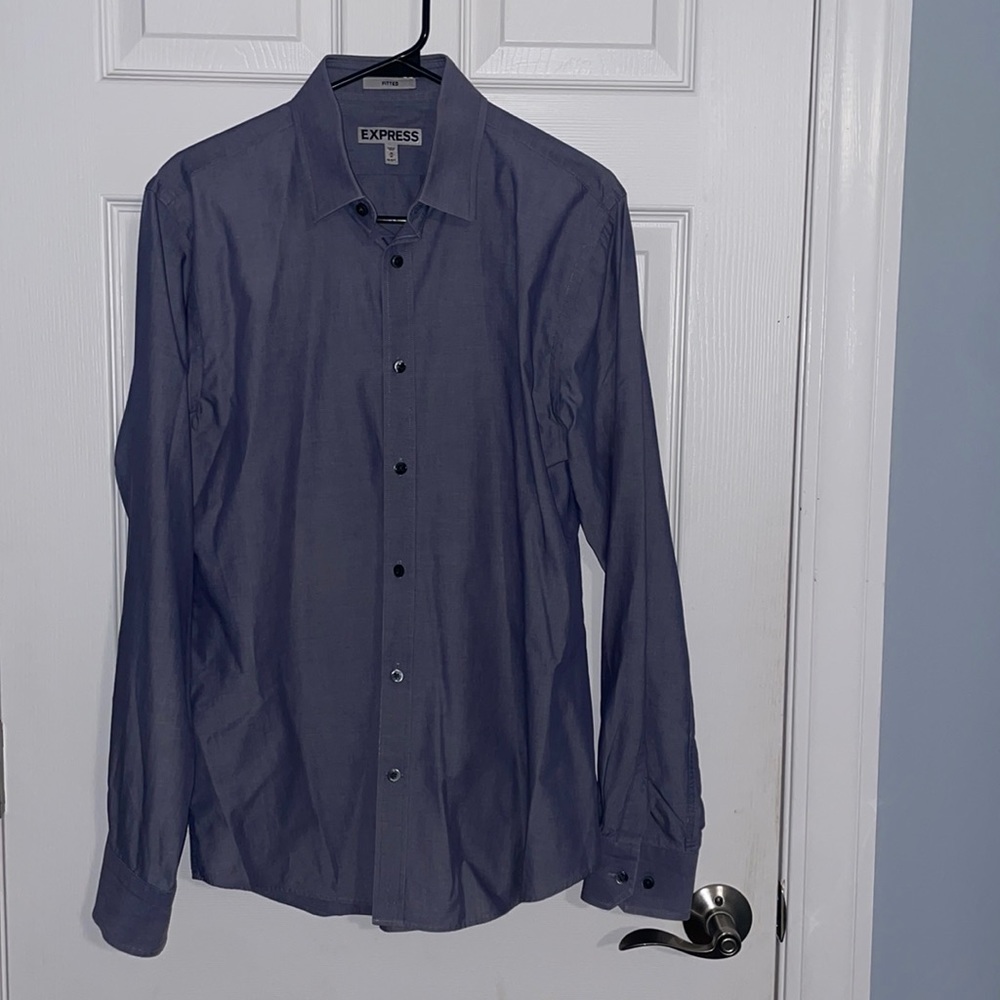 Express fitted dress shirt